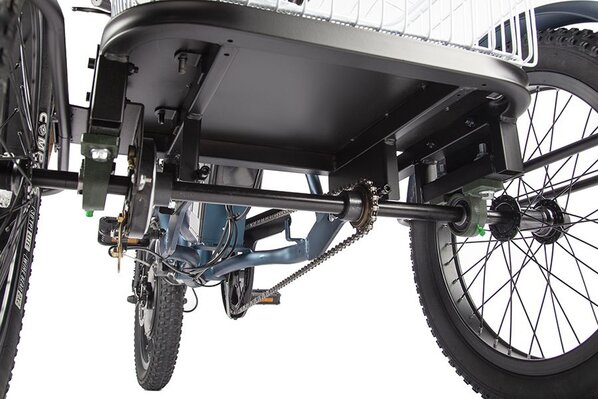 Трехколесный электровелосипед Eltreco Porter Fat 500